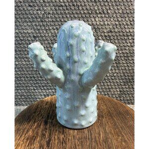 Ceramic 4 Arm Cactus Accent Sculpture, 6" Height, Jewelry Holder Bracelets
